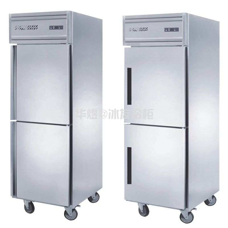 双门立式不锈钢厨房冷柜蔬菜水果保鲜柜肉类冷冻柜