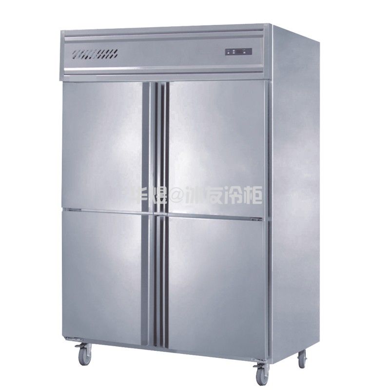 四门立式不锈钢厨房冷柜果蔬保鲜冷藏柜冷冻冰箱