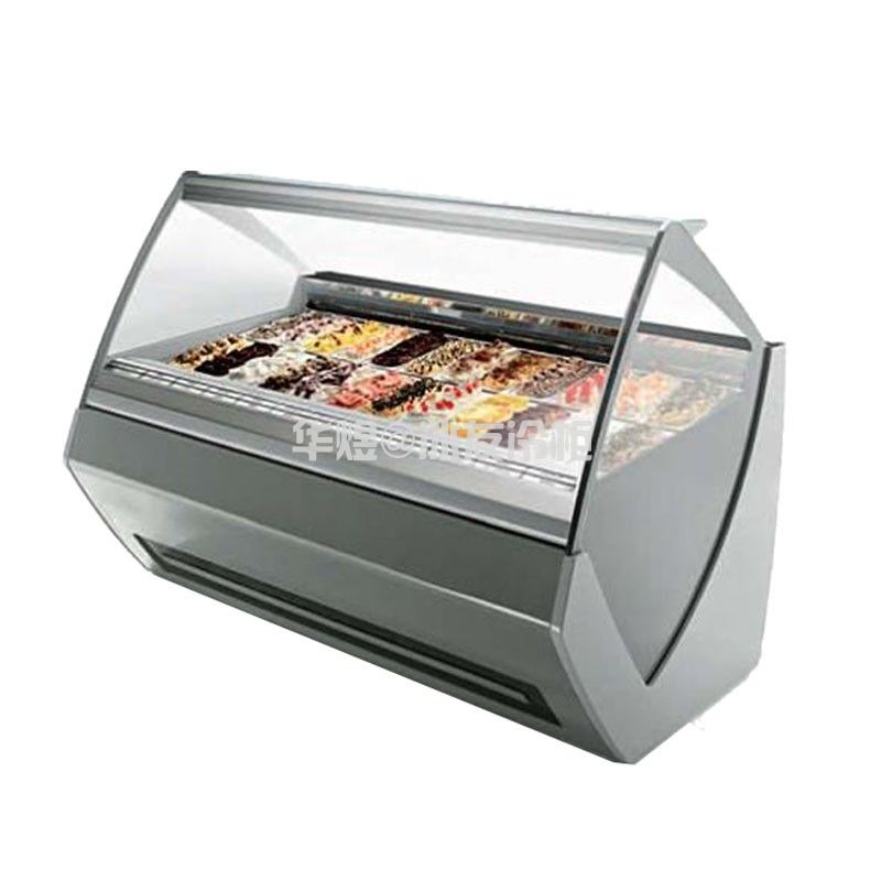 冰友V型款冰淇淋柜冰激凌柜商用硬质冰淇淋冷柜展示柜