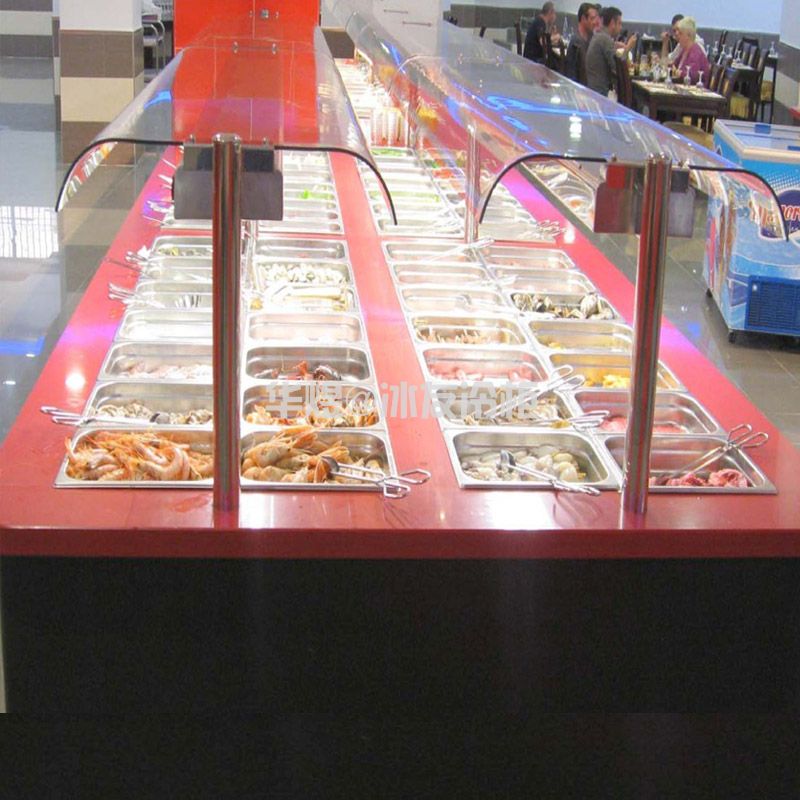 供应各种出口订做冷热食物自助餐柜 订做餐台