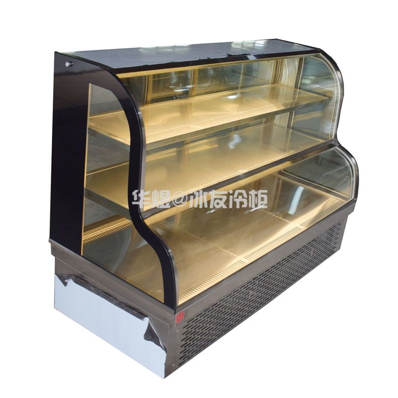 冰友牌订制三层直冷式玻璃三文鱼展示冷柜 应豪华寿司柜 冷藏柜
