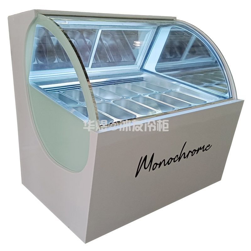 欧式雪糕盘款12盘冰淇淋柜低温雪糕展示柜