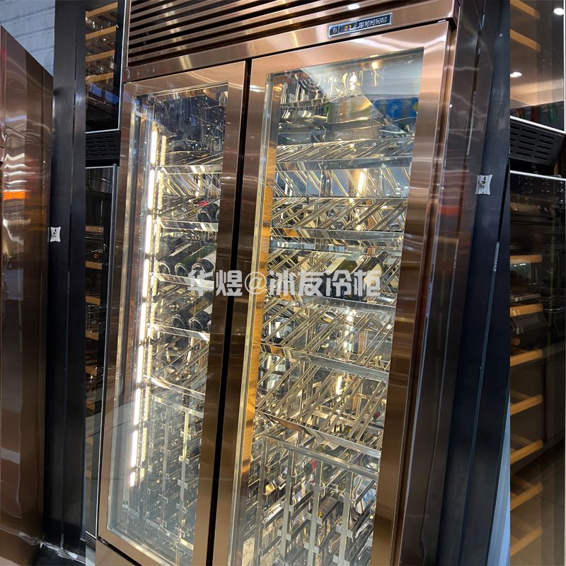 不锈钢红酒柜压缩机恒温酒柜酒品冷藏展示冷柜