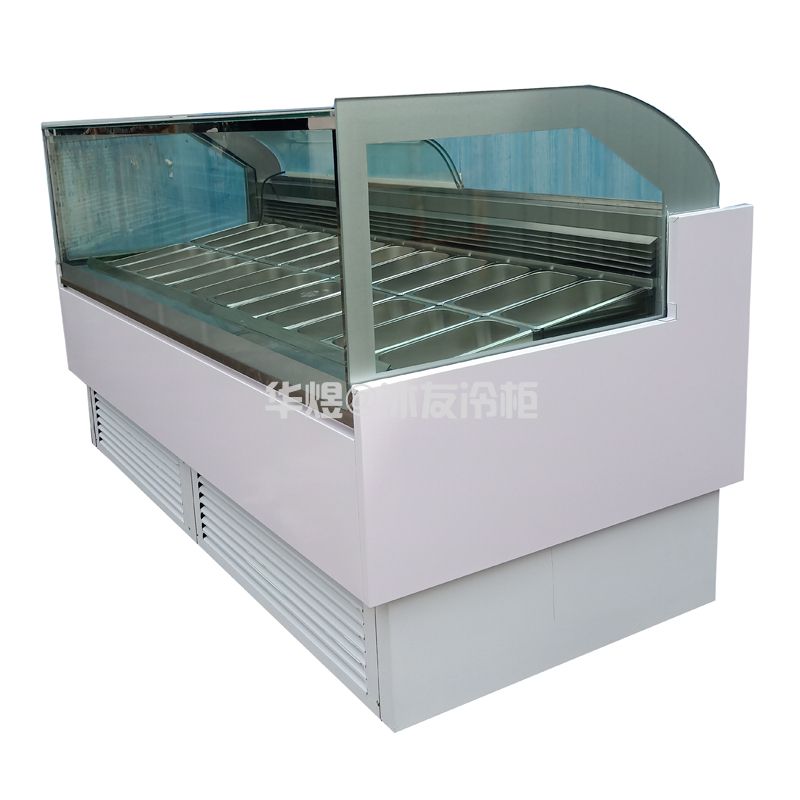 24盘直角冰淇淋柜硬质冰激凌柜高端冰淇淋冷冻展示柜