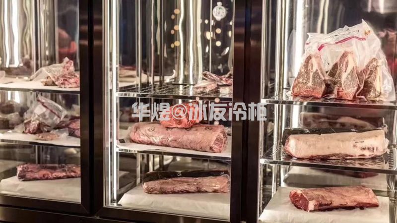 定制吧台式牛肉排酸柜干式熟成牛排柜牛肉牛扒牛排排酸熟成展示柜(图6)