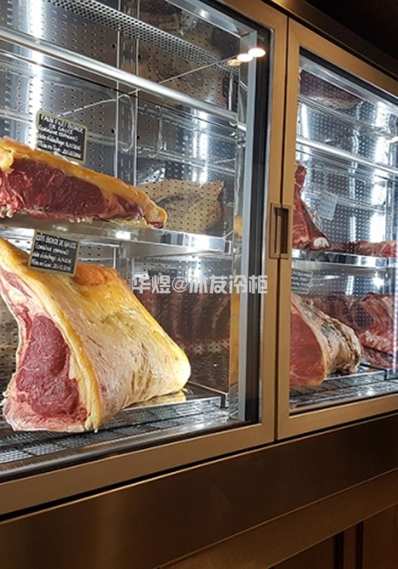 定制吧台式牛肉排酸柜干式熟成牛排柜牛肉牛扒牛排排酸熟成展示柜(图11)