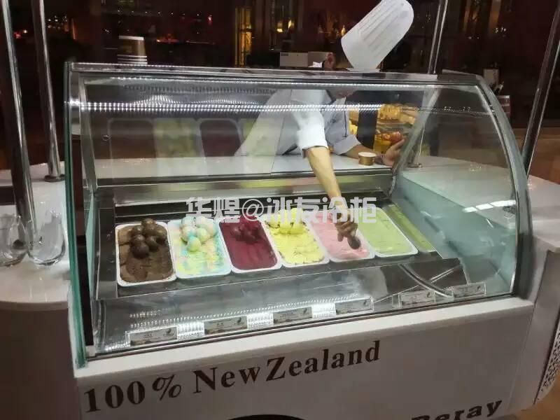 冰友单排6盘两台圆型冰淇淋车 移动室外流动车冰淇淋售卖车(图7)