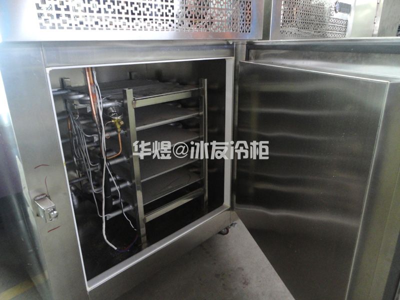 冰友平板速冻柜铝合金平板冻结机低温海鲜速冻冰柜冷柜(图7)