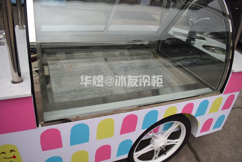 冰友多功能流动冰淇淋车雪糕车冰棍展示柜车户外售卖小吃车摆摊车(图11)