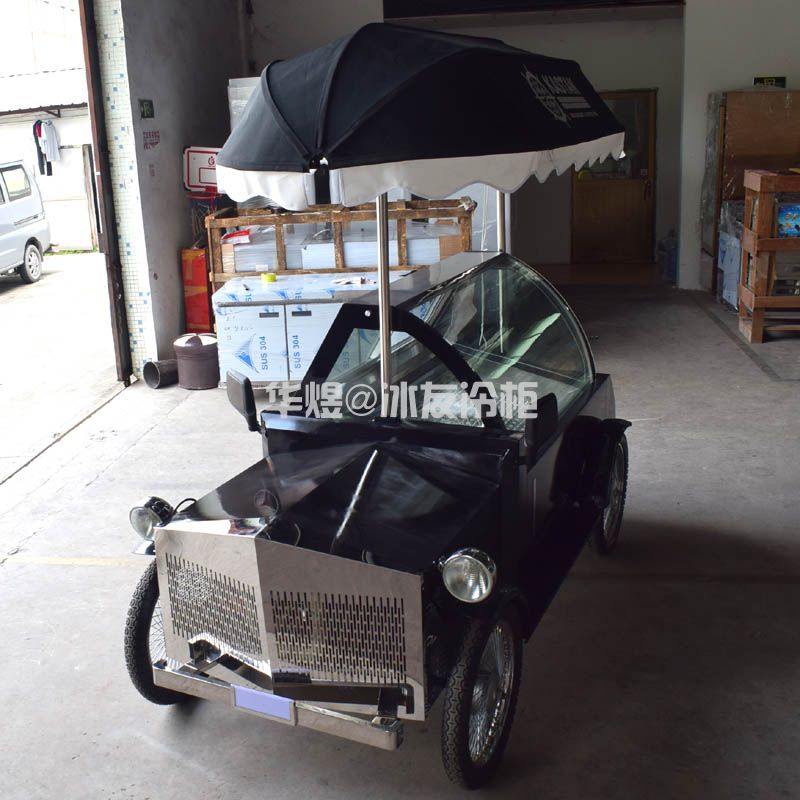 冰友老爷车款冰淇淋车流动冰激凌雪糕车手工冰棍售卖小吃车(图14)