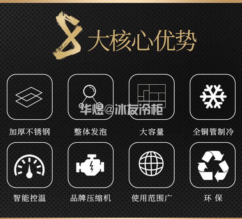 冰友V型款冰淇淋柜冰激凌柜商用硬质冰淇淋冷柜展示柜(图2)