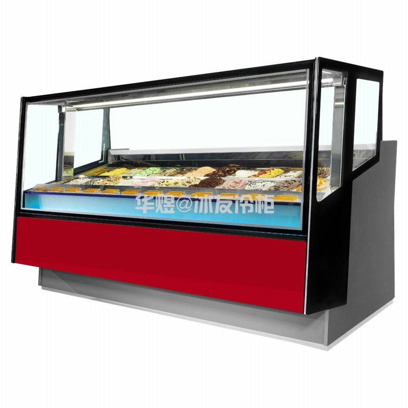 冰友冰淇淋柜风冷冰激凌冷藏展示柜广州冰淇淋柜厂家(图3)
