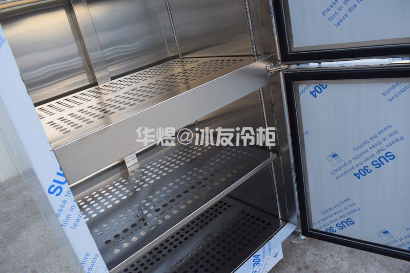 双门立式不锈钢厨房冷柜蔬菜水果保鲜柜肉类冷冻柜(图8)