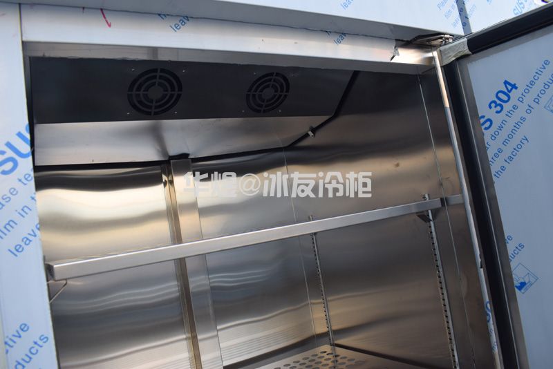 双门立式不锈钢厨房冷柜蔬菜水果保鲜柜肉类冷冻柜(图7)