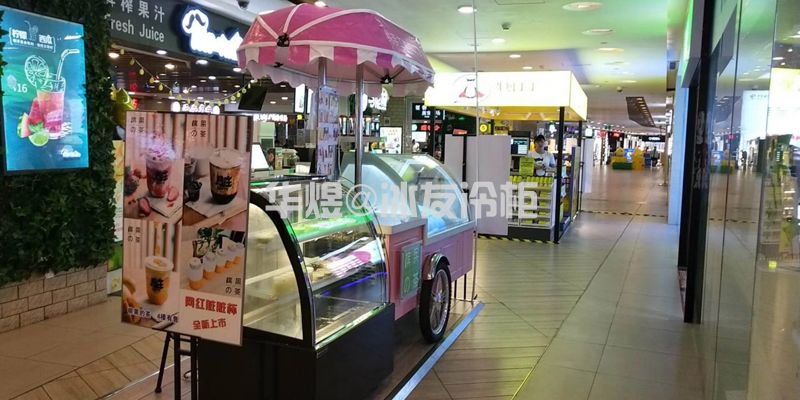 冰淇淋车移动冰淇淋展示柜马迭尔冰棍雪糕车户外型售卖车(图8)
