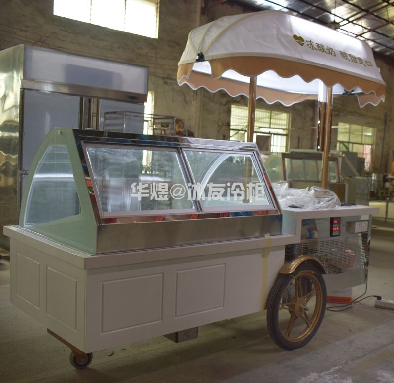 2.4米欧式冰淇淋雪糕车移动冰淇淋车冰淇淋售卖车冰激凌车定制 (图8)