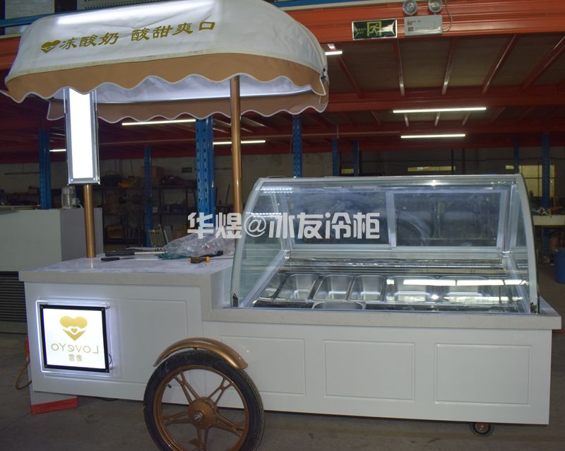 2.4米欧式冰淇淋雪糕车移动冰淇淋车冰淇淋售卖车冰激凌车定制 (图6)