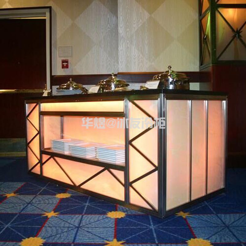 透光式冰鲜台酒店自助餐设备布非台(图3)