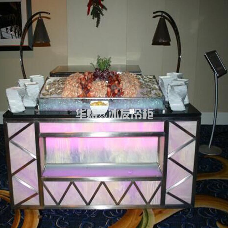 透光式冰鲜台酒店自助餐设备布非台(图5)