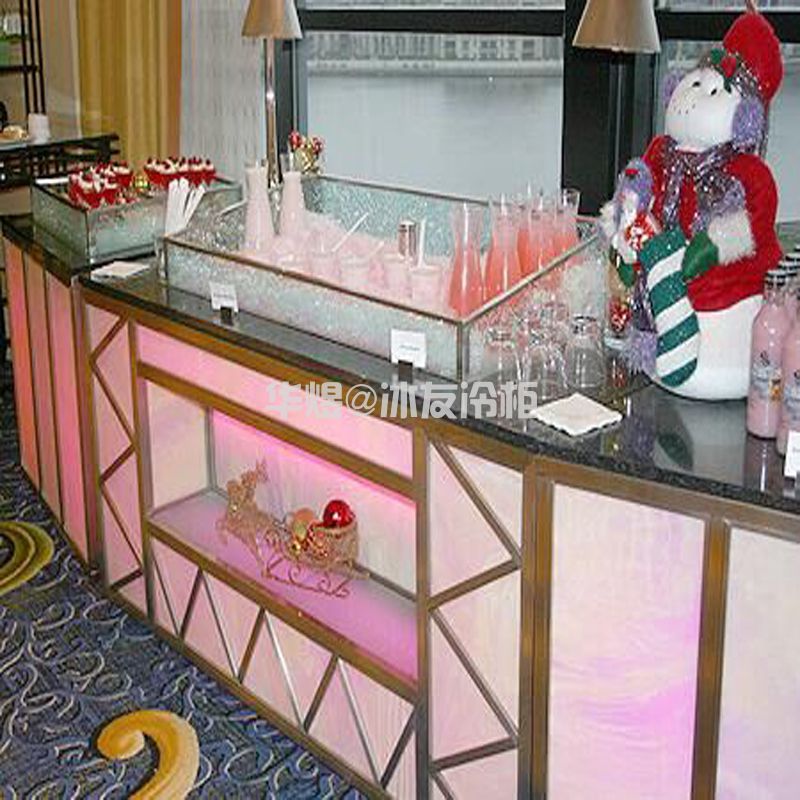 透光式冰鲜台酒店自助餐设备布非台(图4)