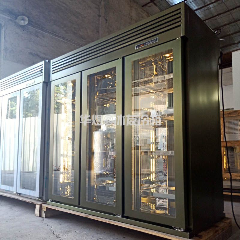 青古铜分体式牛肉展示柜牛肉冷藏保鲜展示柜冷柜(图3)