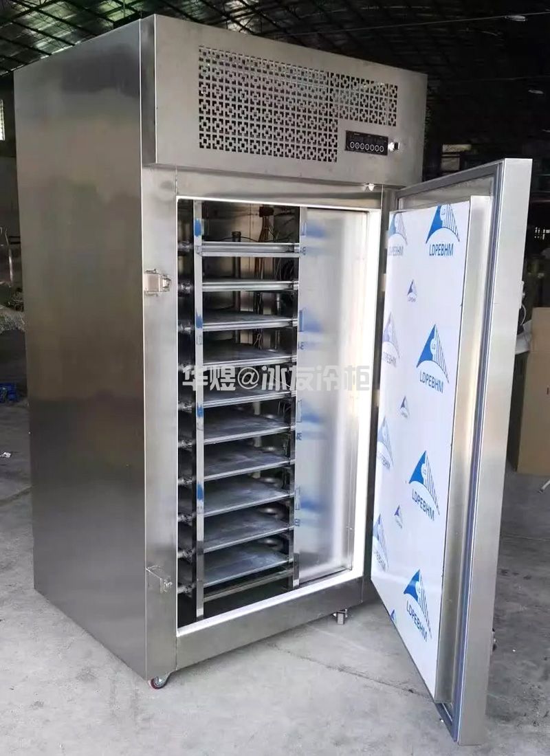 单门10层平板速冻柜平板冻结机低温速冻机冷柜(图7)
