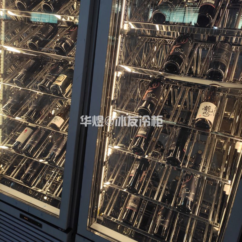 单门红酒柜茶叶冷藏柜玻玻璃门恒温酒柜红酒陈列展示柜红酒柜厂家(图5)