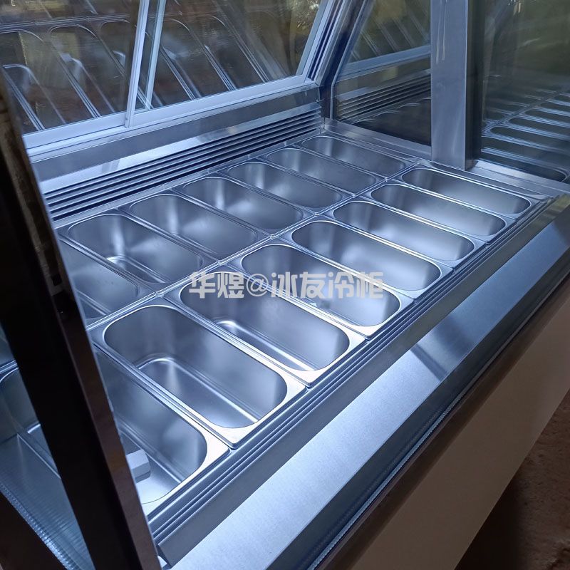 欧式16盘冰淇淋柜展示柜冰激凌柜雪糕冷冻柜(图7)