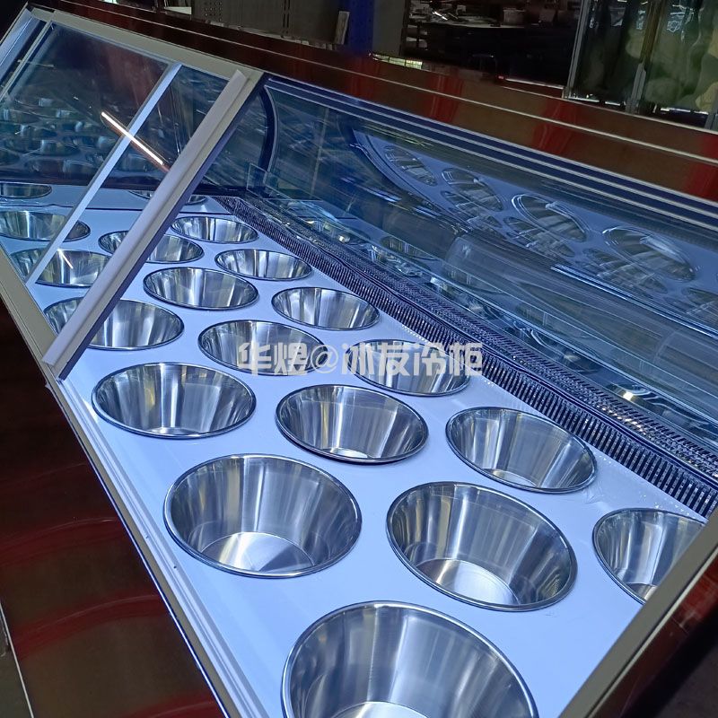 17桶冰淇淋展示柜桶装冰淇淋柜冰激凌冷冻柜雪糕冷柜(图5)
