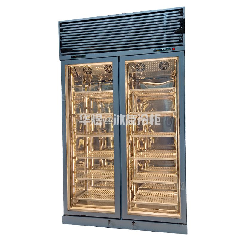 双门高身低温牛肉冷冻柜和牛冷冻柜玻璃门低温展示柜(图1)