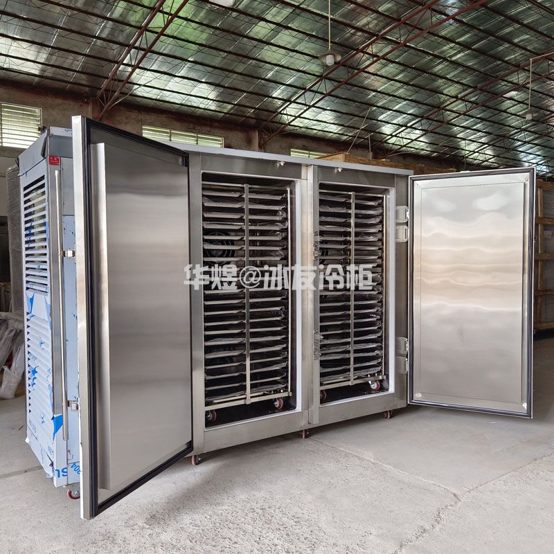 双门推车式40盘速冻柜低温速冻机急速冻冷冻柜食品速冻柜生产厂家(图10)