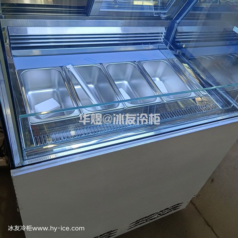 卧式6盘冰淇淋展示柜冰激凌冷冻柜(图4)