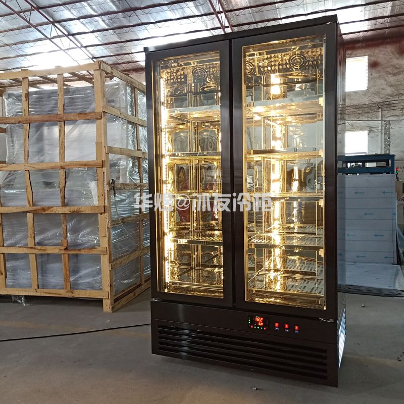 双门黑拉丝牛肉排酸柜牛肉冷藏保鲜展示柜(图4)