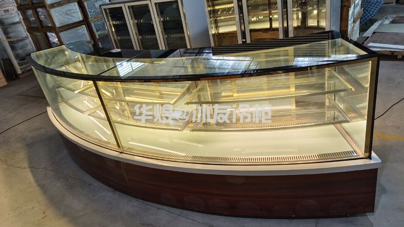 弧形展示柜蛋糕柜甜品展示柜西保鲜冷藏柜(图5)